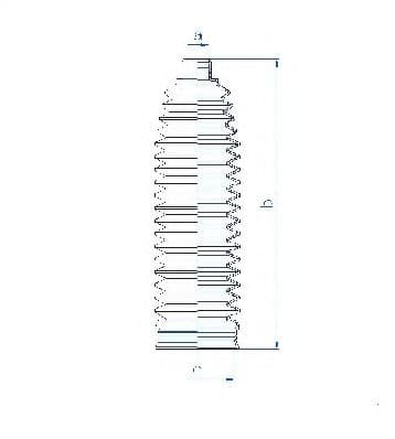 84133 Spidan Пыльник рулевой рейки