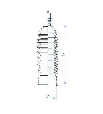 84186 Spidan Пыльник рулевой рейки