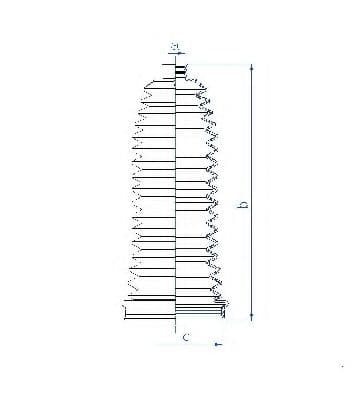 84192 Spidan Пыльник рулевой рейки для Alfa Romeo Giulietta