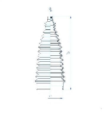 84195 Spidan Пильник кермової рейки