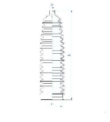 84219 Spidan Пильник кермової рейки