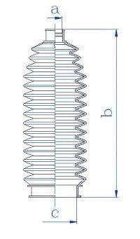 84224 Spidan Пыльник рулевой рейки