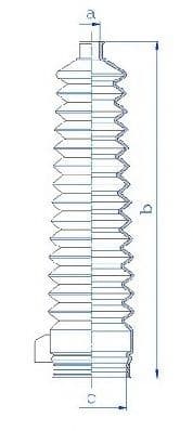 84225 Spidan Пыльник рулевой рейки