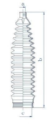 84229 Spidan Пыльник рулевой рейки