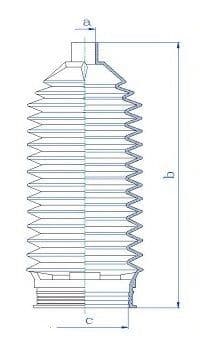 84233 Spidan Пильник кермової рейки