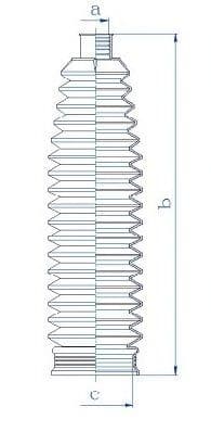 84235 Spidan Пильник кермової рейки