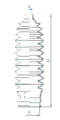 84248 Spidan Пильник кермової рейки