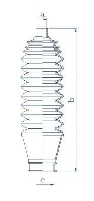 84254 Spidan Пильник кермової рейки