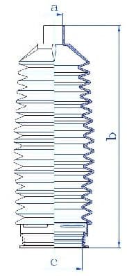 84269 Spidan Пыльник рулевой рейки