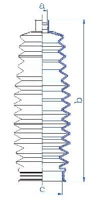84271 Spidan Пильник кермової рейки