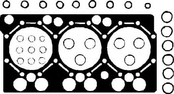 750.530 Elring Прокладка ГБЦ