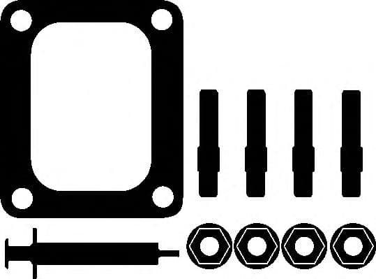 715.470 Elring Монтажный комплект турбины