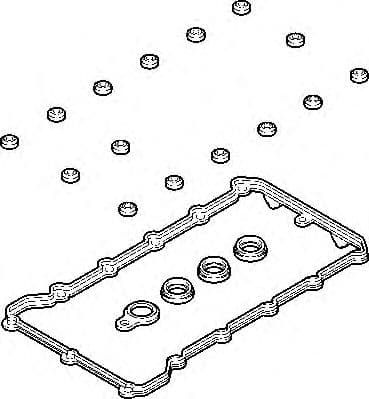 135.391 Elring Комплект прокладок клапанної кришки