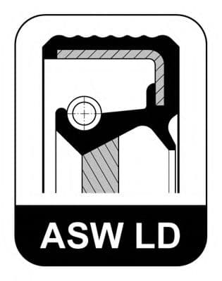 286.230 Elring Сальник коленвала