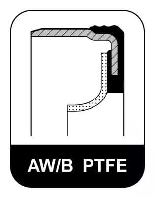 345000 Elring Сальник колінчастого вала