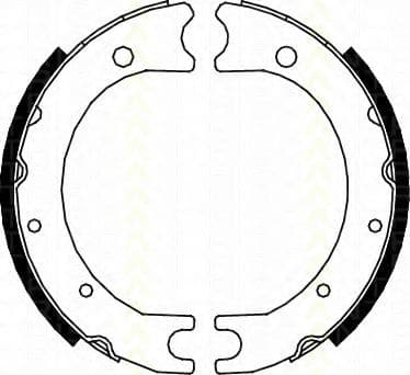 8100 13036 Triscan Колодки ручника для Toyota Land Cruiser