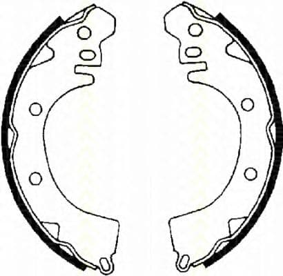 8100 42422 Triscan Тормозные колодки