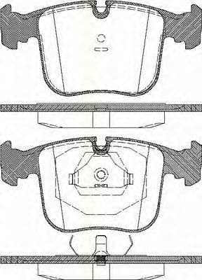 8110 11012 Triscan Гальмівні колодки