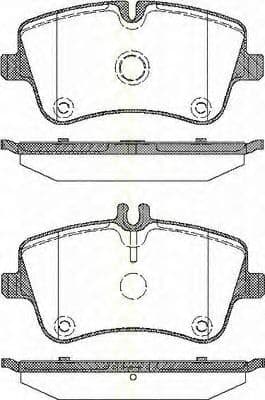 8110 23026 Triscan Тормозные колодки
