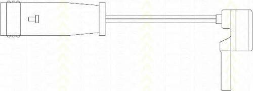 8115 23005 Triscan Датчик зношення гальмівних колодок