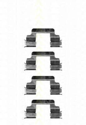 8105 101613 Triscan Компоненти дискових гальмівних колодок