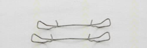 8105 101654 Triscan Комплектующие дисковых тормозных колодок