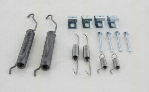 8105 102609 Triscan Монтажный комплект барабанных тормозных колодок