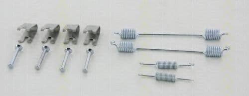 8105 102612 Triscan Монтажний комплект барабанних гальмівних колодок