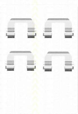 8105 181006 Triscan Компоненти дискових гальмівних колодок для Kia Cerato