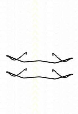 8105 241598 Triscan Компоненти дискових гальмівних колодок