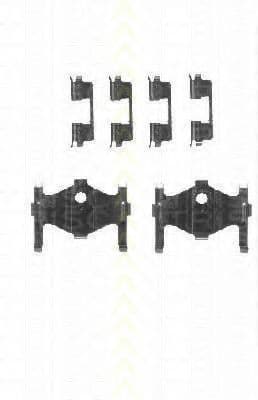 8105 431622 Triscan Комплектующие дисковых тормозных колодок