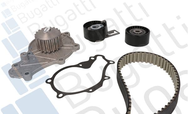 kbu10052c Bugatti Комплект ременя ГРМ + помпа