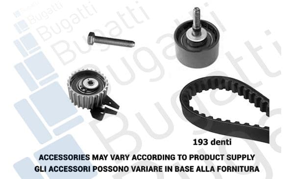 bkcd0018 Bugatti Комплект ремня ГРМ