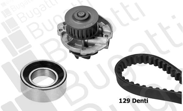 kbu5943b Bugatti Комплект ремня ГРМ + помпа для Fiat Doblo