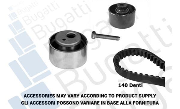 bkcd0358 Bugatti Комплект ременя ГРМ