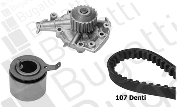 kbu9104a Bugatti Комплект ремня ГРМ + помпа