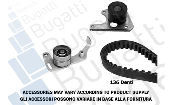 bkcd0123 Bugatti Комплект ремня ГРМ