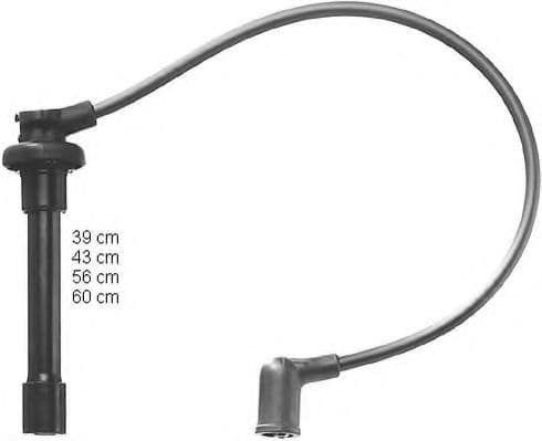 ZEF840 Beru Комплект проводов зажигания