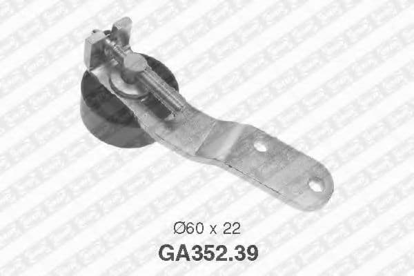 GA352.39 SNR Натяжний ролик поліклинового ременя