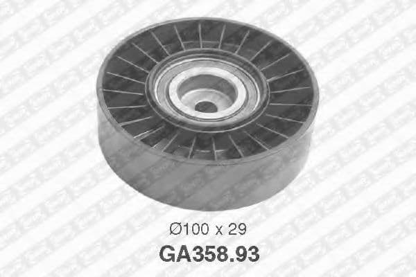 GA358.93 SNR Обвідний ролик поліклинового ременя