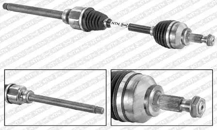 DK59004 SNR Полуось