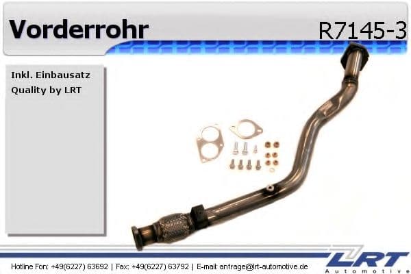 R7145-3 LRT Приемная труба для Opel Omega