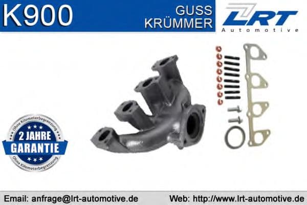 K900 LRT Випускний колектор для Opel Astra