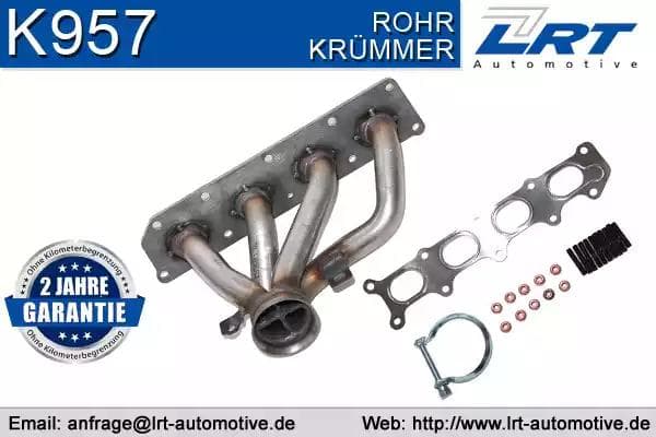 k957 LRT Выпускной коллектор