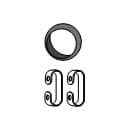 82 11 1734 HJS Комплект прокладок вихлопної системи