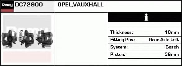 DC72900 Delco Гальмівний супорт