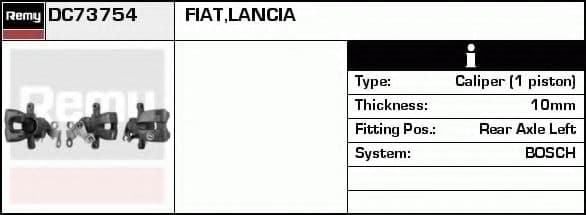 DC73754 Delco Гальмівний супорт