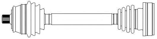 17-0207 Metelli Піввісь
