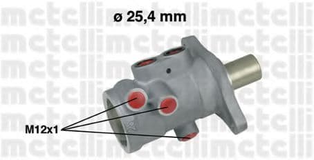 05-0555 Metelli Головний гальмівний циліндр