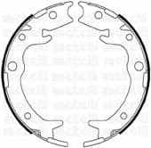 53-0159 Metelli Колодки ручника